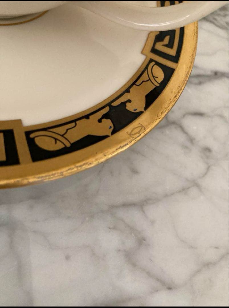 希少 カルティエ タイガー メゾン 大皿 豪華 ゴールド おもてなしディナー皿