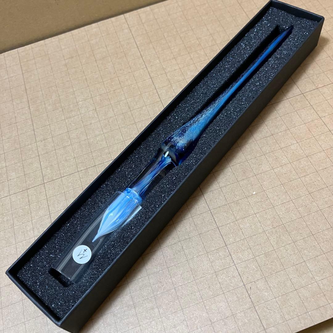 ガラス工房aun ガラスペン つきあかりの散歩道 ペン先 M+ 新品未使用