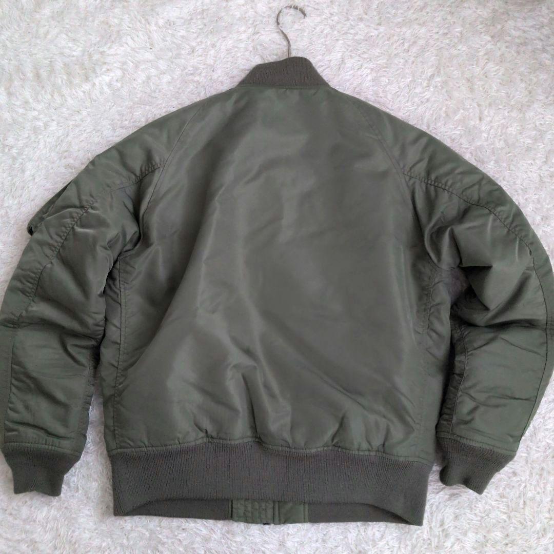 みアビレックス　AVIREX ma-1 完全リバーシブル Lサイズ ブルー