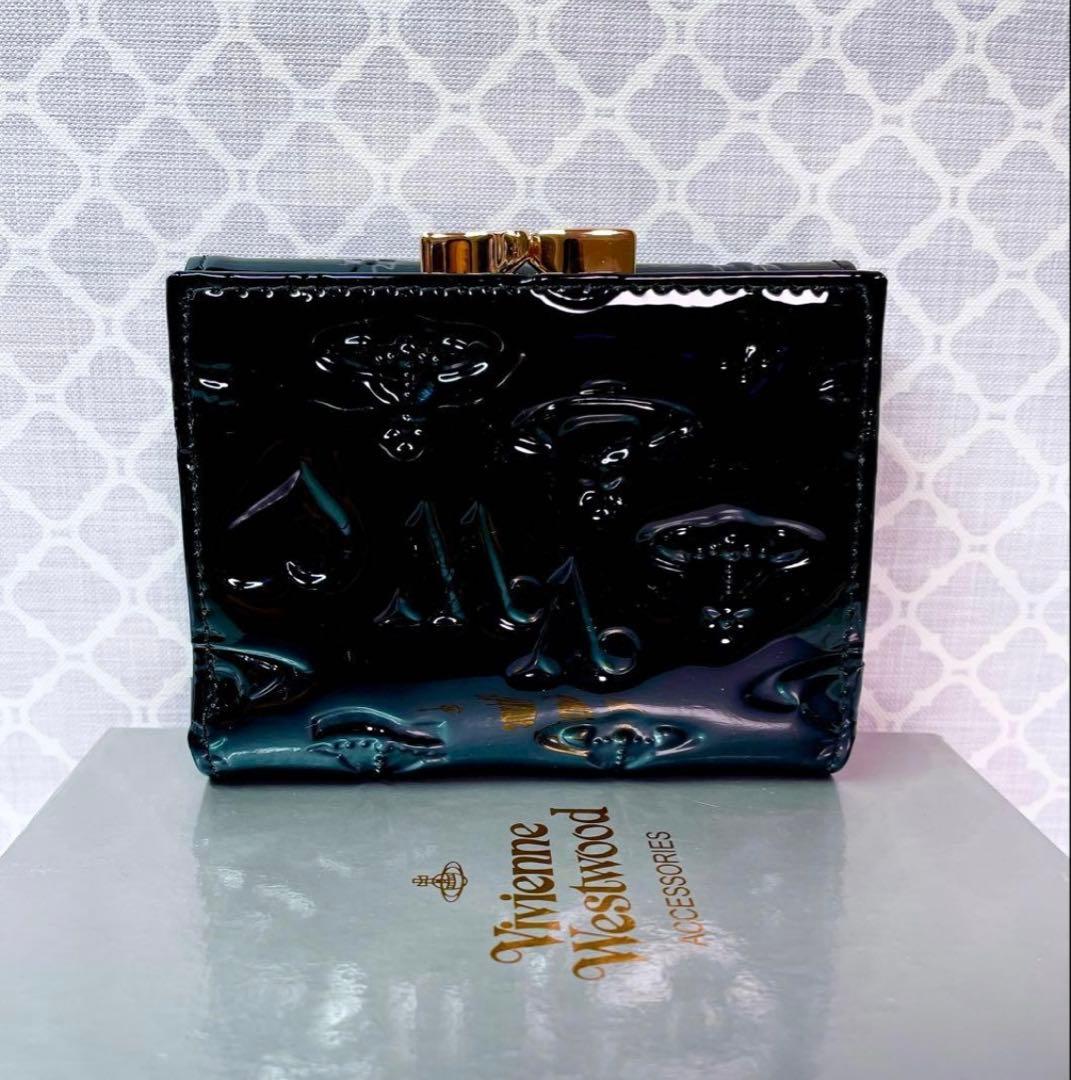 【大人気✨️ショッパー付】新品 Vivienne Westwood 黒エナメル