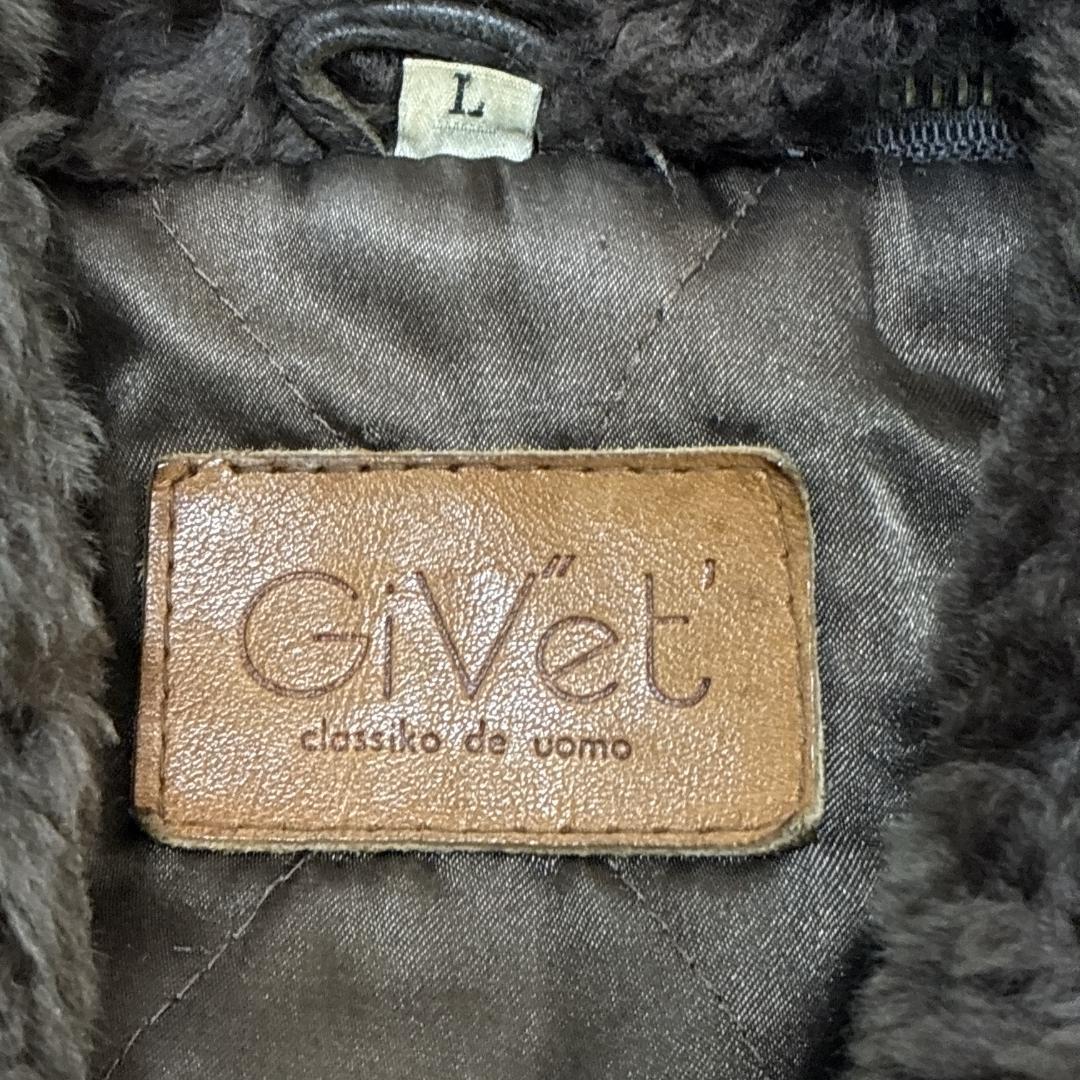 GiVet フライトジャケット G-1レザージャケット 革ジャン 本革 黒 L