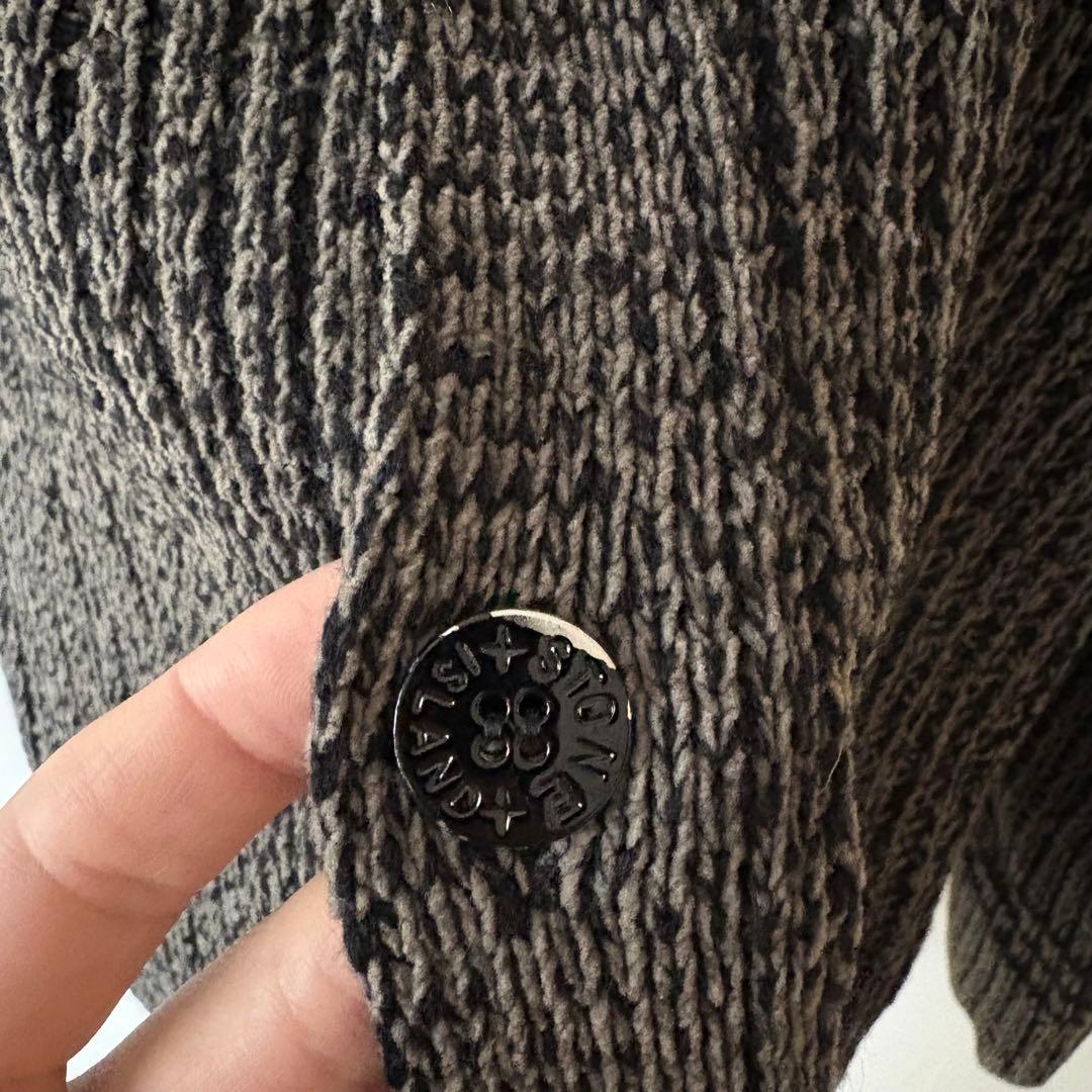 トップス 03AW STONE  High neck Cardigan