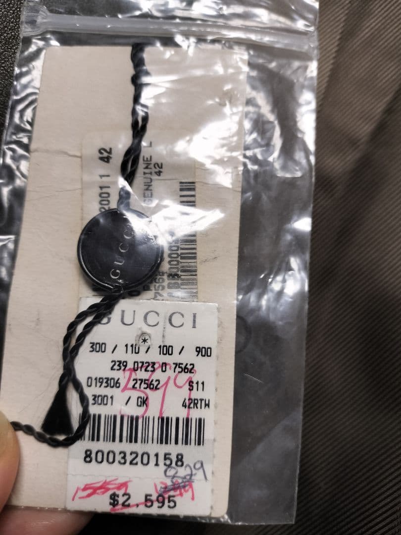 ヴィンテージGUCCI グッチダークグリーン レザー ジャケット42