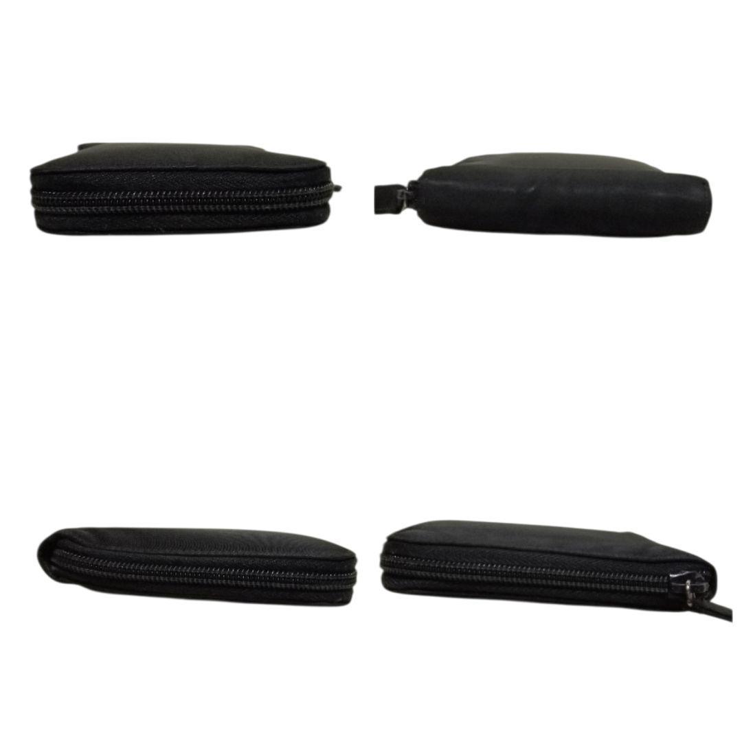 PRADA プラダ M521テスートナイロン 二つ折り布 黒