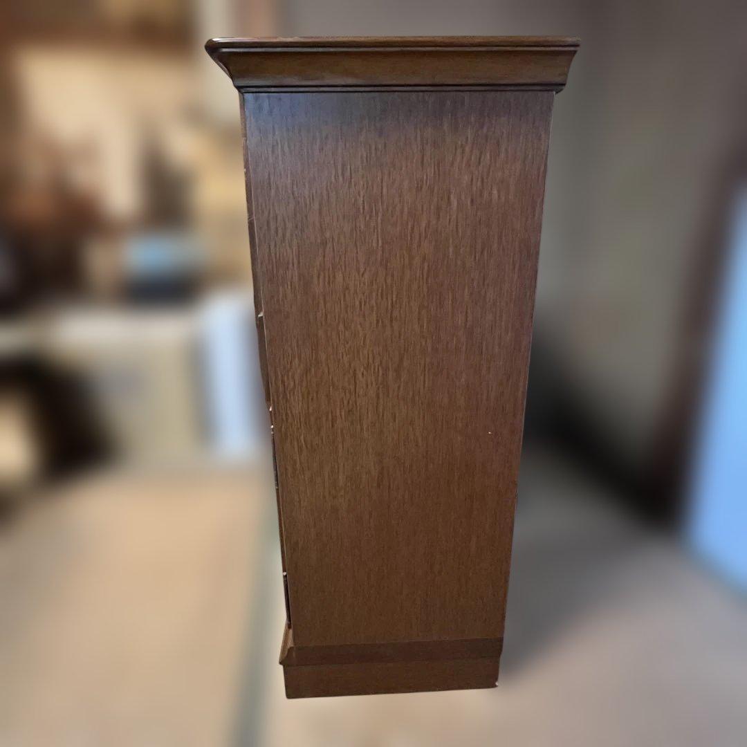 マルニ サイドキャビネット 木製　高級感　電話台　FAX台