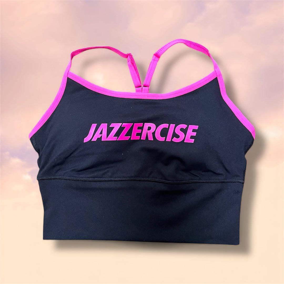 JAZZERCISE ブラトップ　黒/ピンク