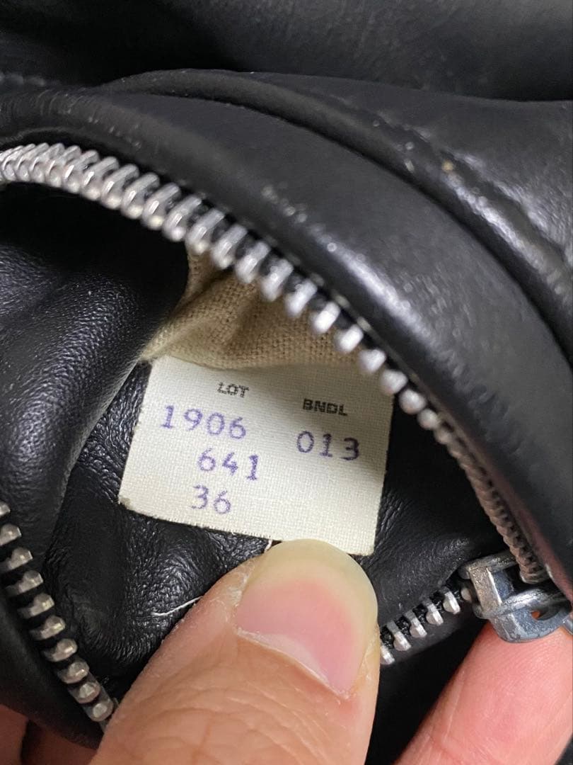 90’s SCHOTT 641 USA製 ライダースジャ ケット 36