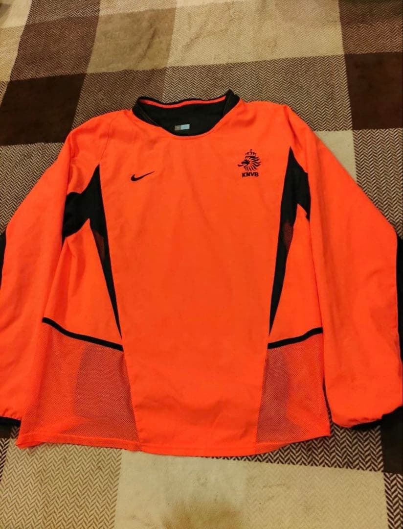 2002選手用オランダ代表長袖ユニフォームオーセンティック