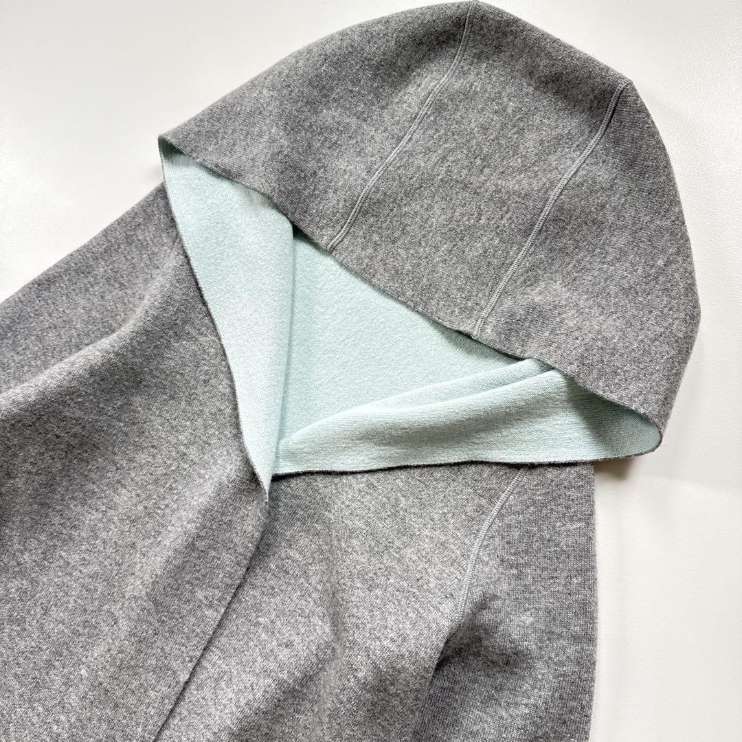 美品✨フォクシー カシミヤ100% ロングコート ダブルフェイス リバーシブル