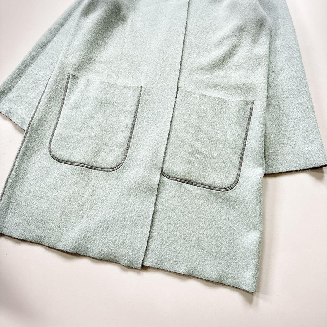 美品✨フォクシー カシミヤ100% ロングコート ダブルフェイス リバーシブル