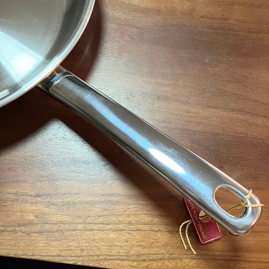 スイス製　スプリング社　クリスタル　フライパン　ソテーパン　口径外寸28cm