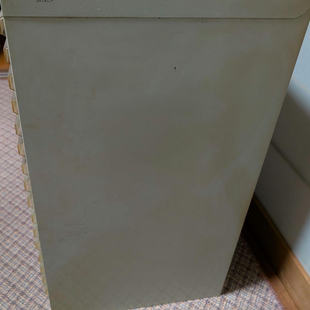 【レトロ】書類整理ケース 　アンティーク スチール　32引出し　匿名送料込