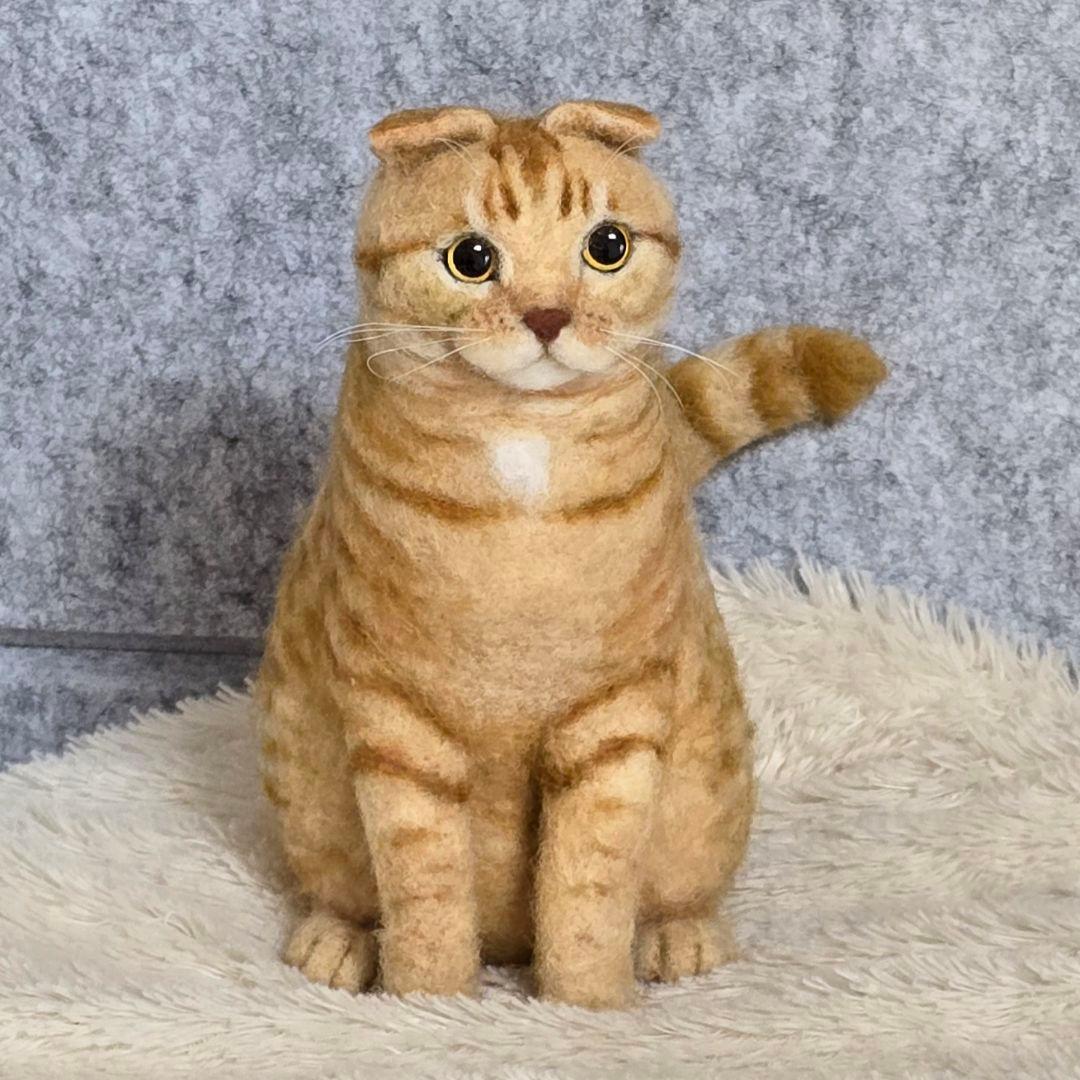 羊毛フェルト オーダー猫 ポニョ様