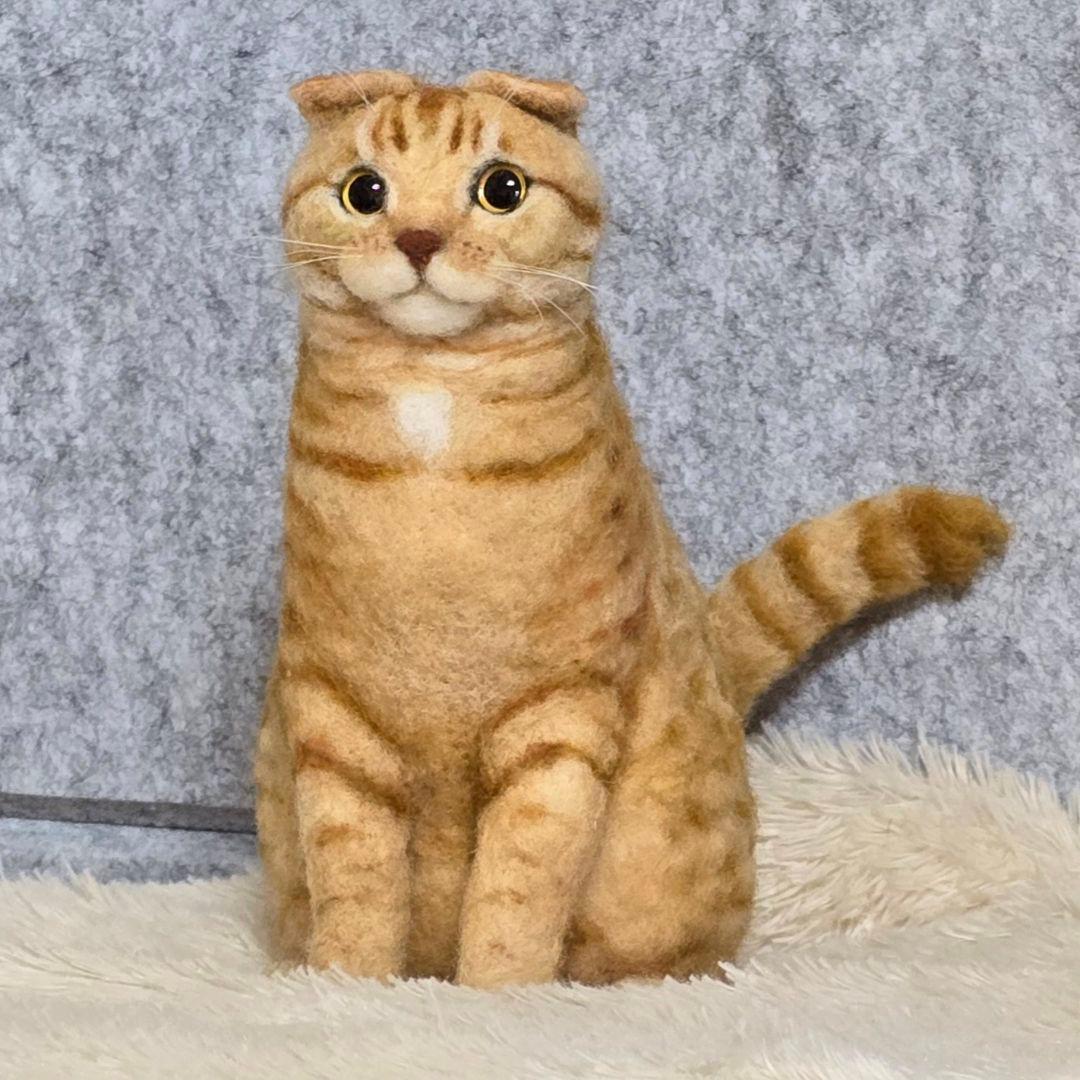 羊毛フェルト オーダー猫 ポニョ様