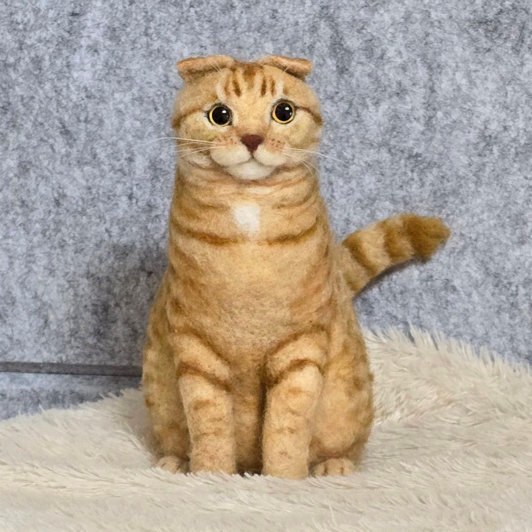 羊毛フェルト オーダー猫 ポニョ様