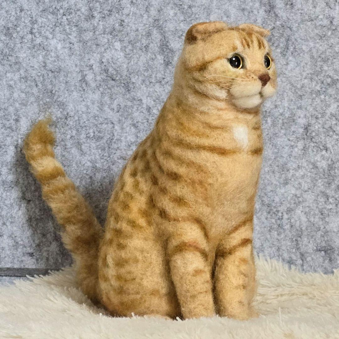羊毛フェルト オーダー猫 ポニョ様