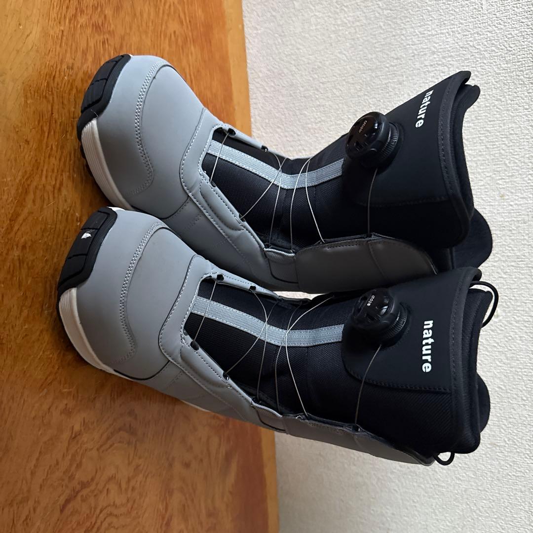 エアボーンnature スノーボードブーツ グレー/ブラック