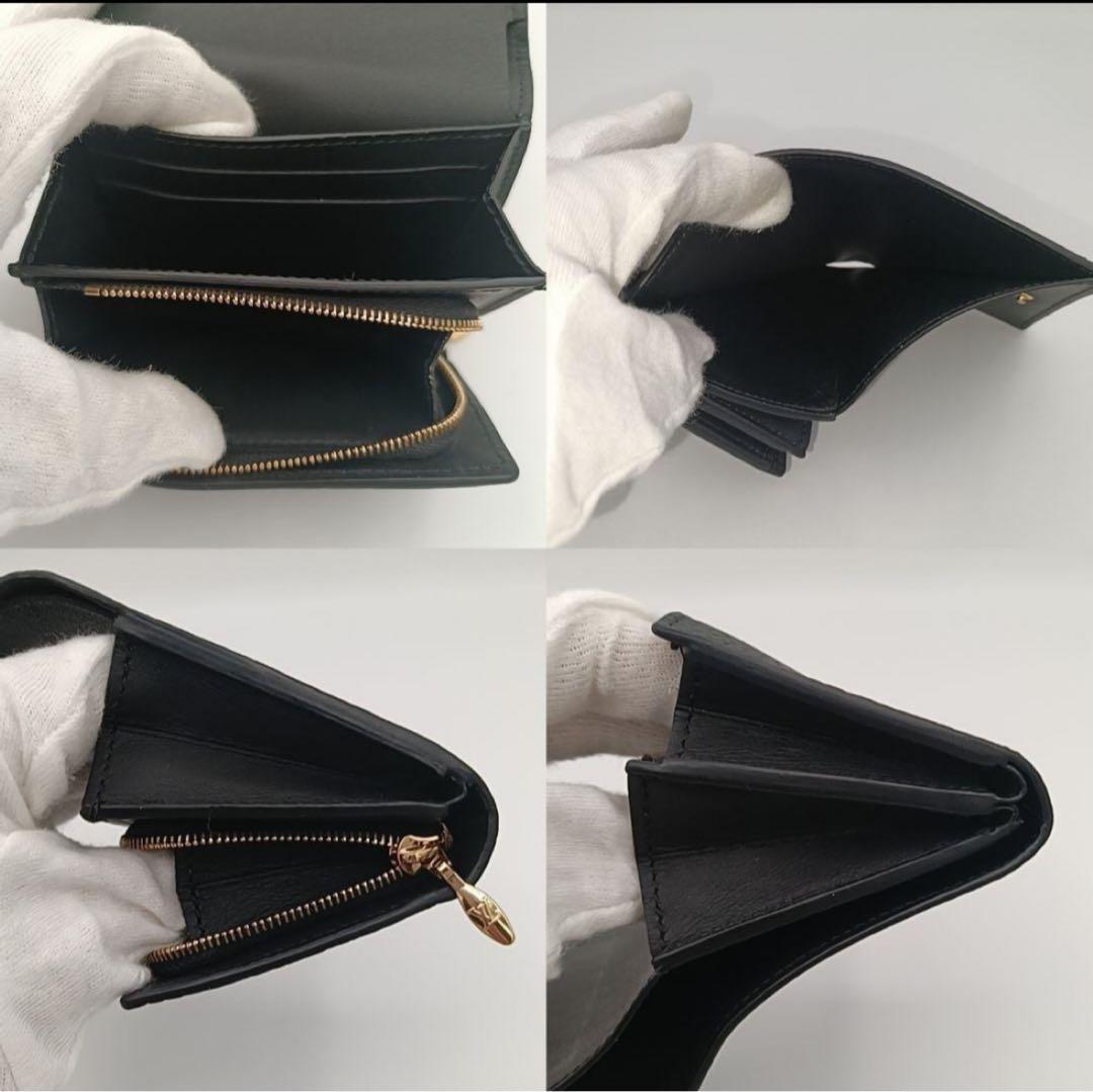 ルイヴィトン ポルトフォイユ カプシーヌ タイニー ブラック　トリヨンレザー