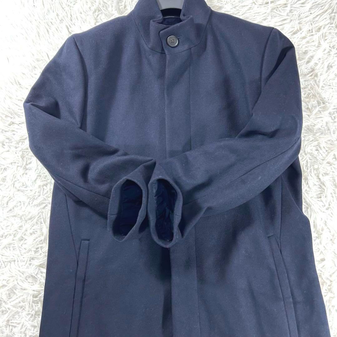 未使用✨theory 現行　BELVIN スタンドカラーコート　M 紺
