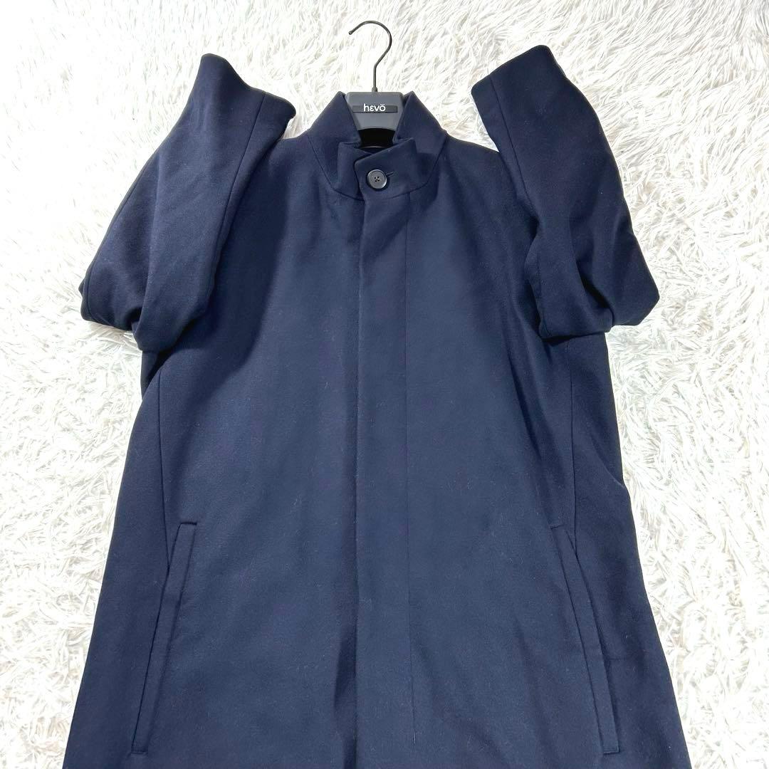 未使用✨theory 現行　BELVIN スタンドカラーコート　M 紺