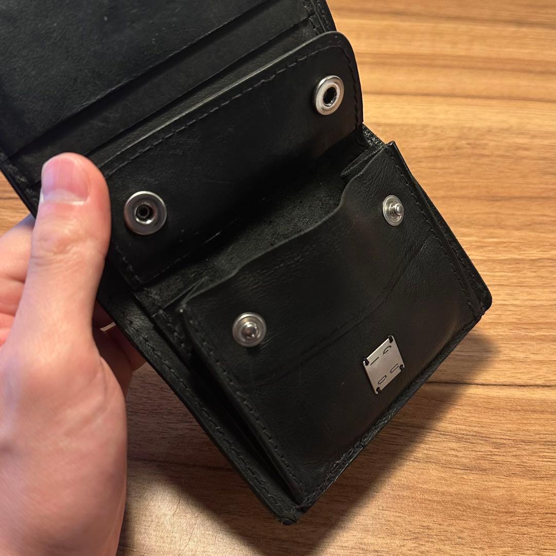 GUIDI 二つ折り財布 PRESSED KANGAROO カンガルーレザー