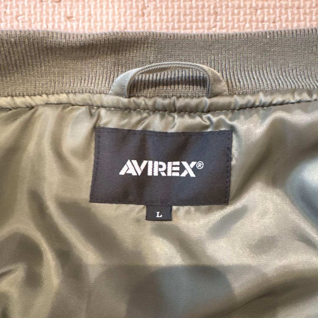 AVIREX MA-1ジャケット Lサイズ オリーブグリーン　6112176