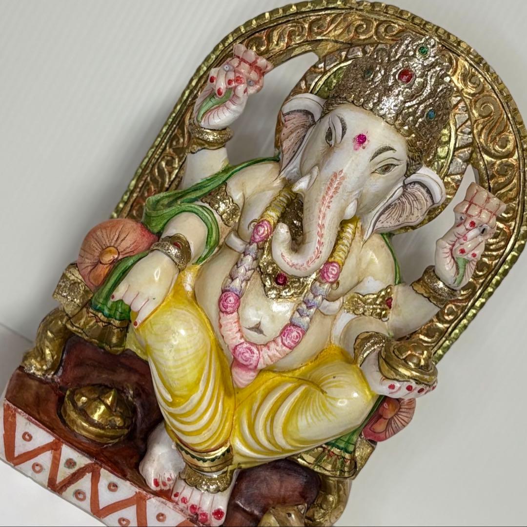 ガネーシャ像 約33cm 多色