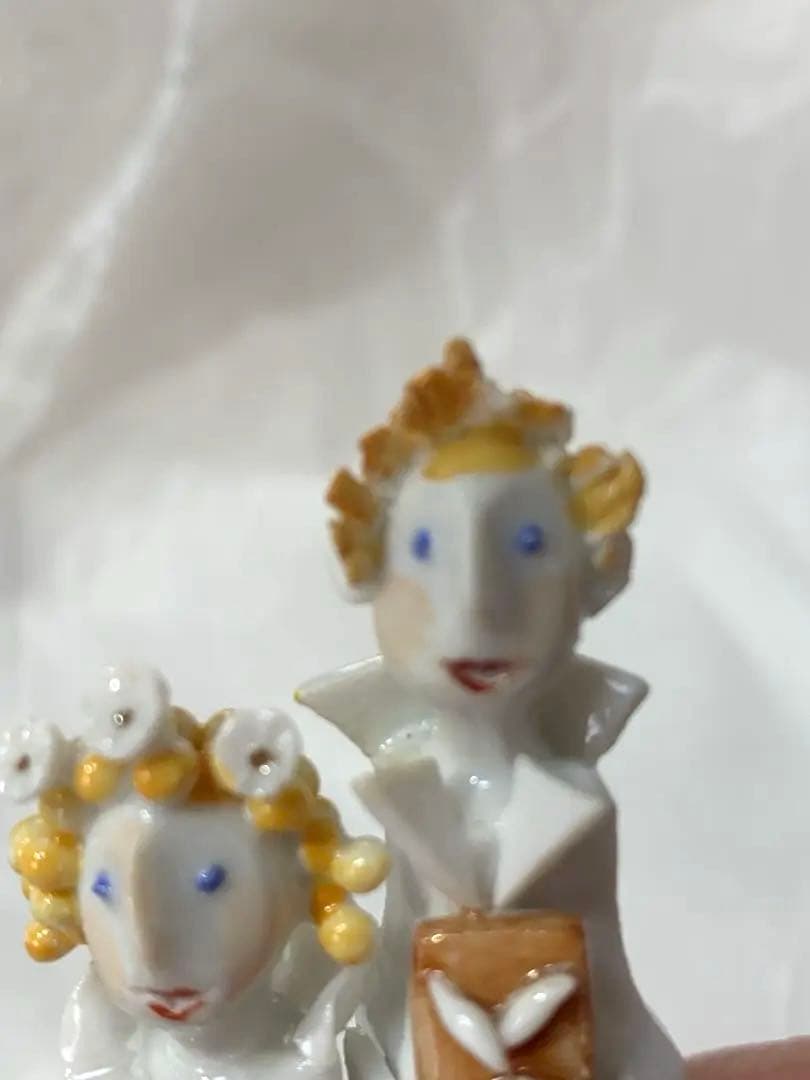 マイセン 手捻り人形ヘンゼルとグレーテル