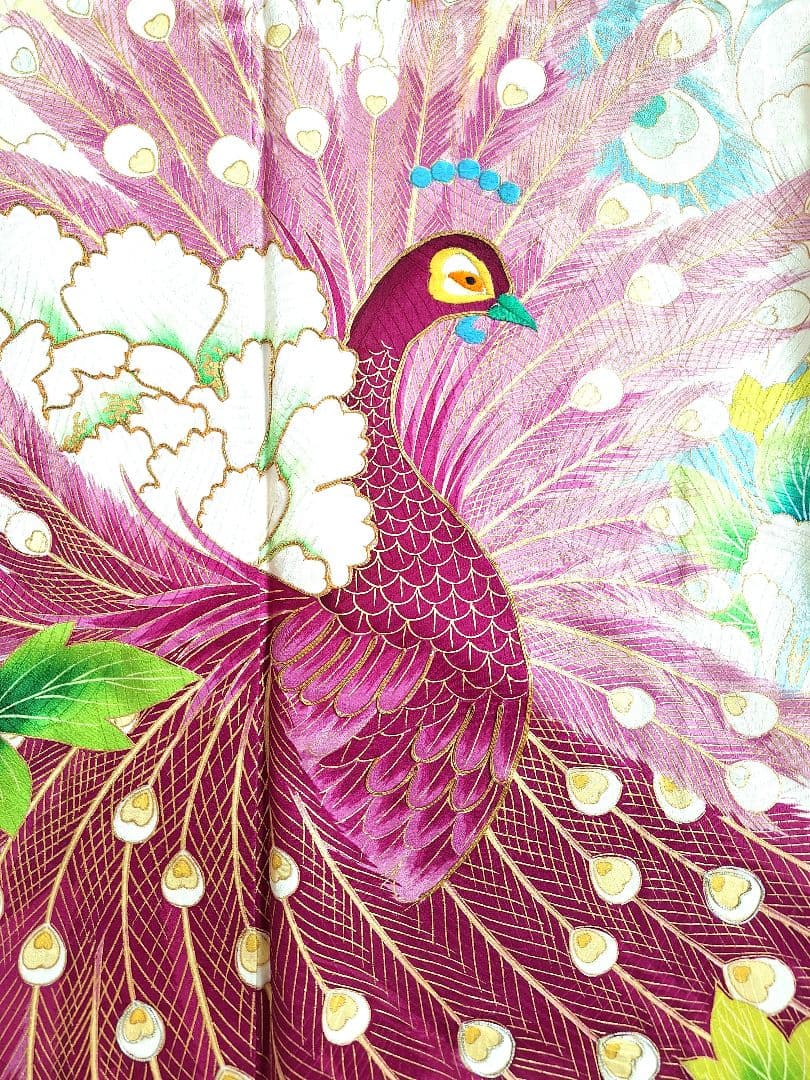 着物リメイクワンピース3606