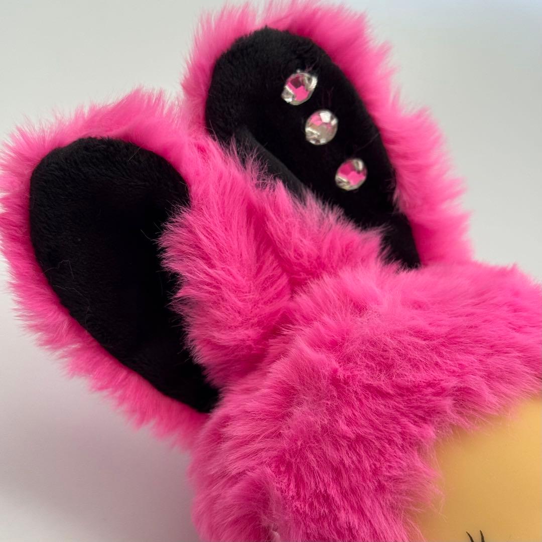 【希少】香港限定　モンチッチ チムたん Mサイズ ホットピンクドレス 新品