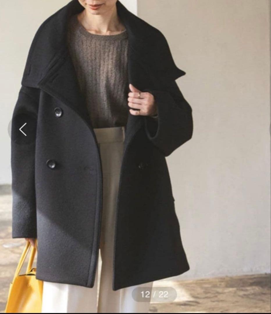 NOBLE スタンドカラーオーバーコート