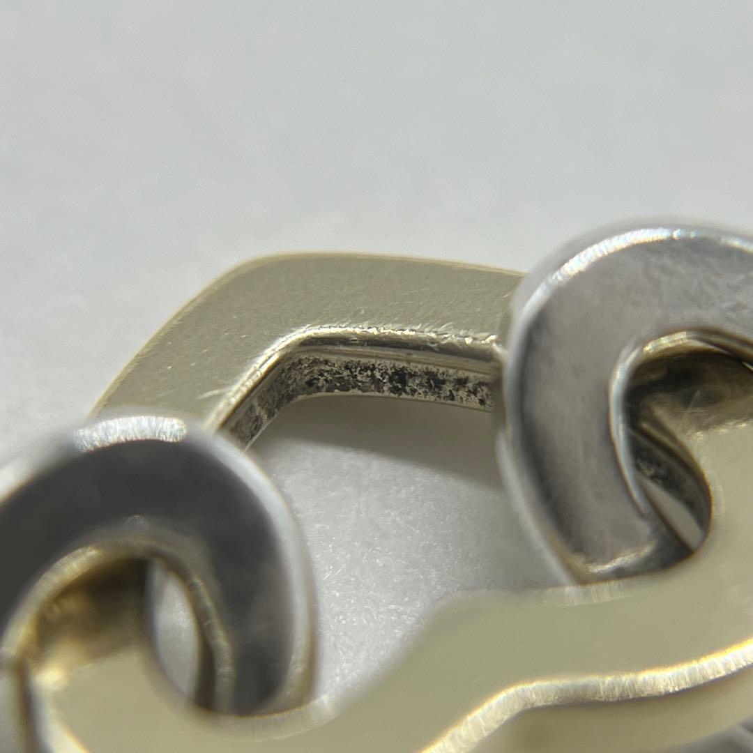 ティファニー TIFFANY オープン ハートリンク ブレスレット コンビ 希少