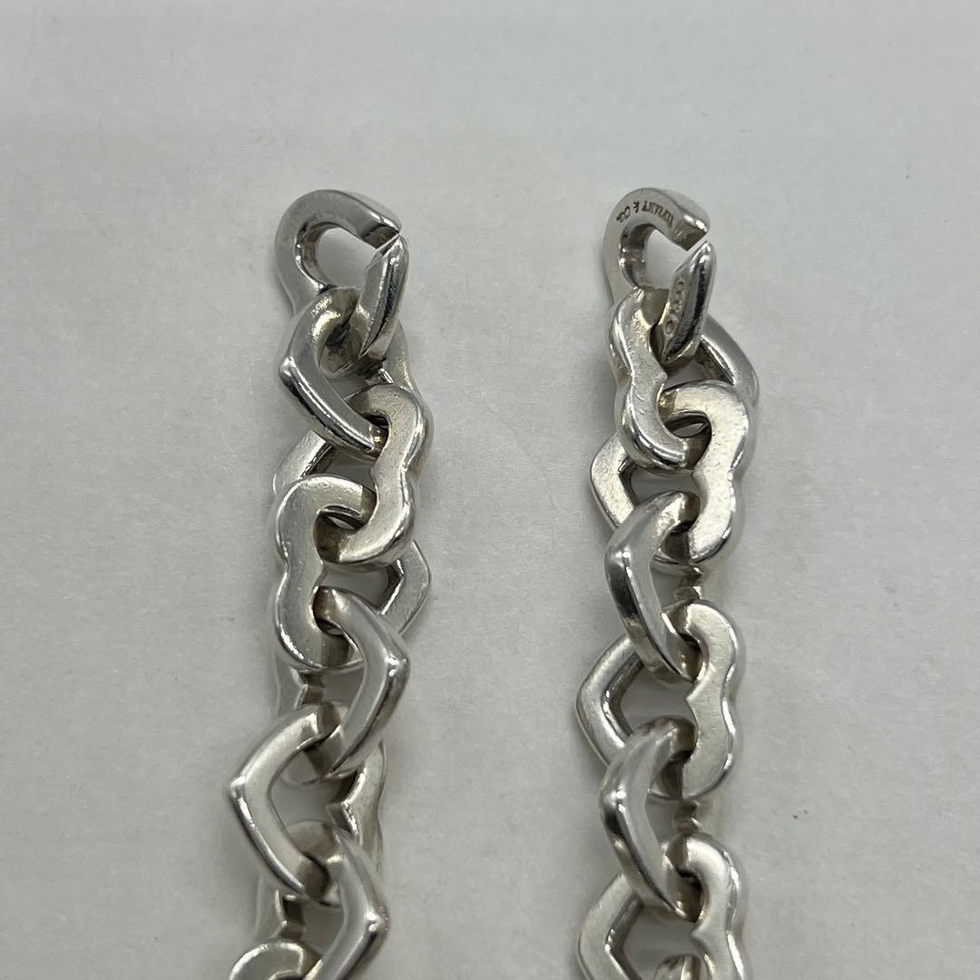 ティファニー TIFFANY オープン ハートリンク ブレスレット コンビ 希少