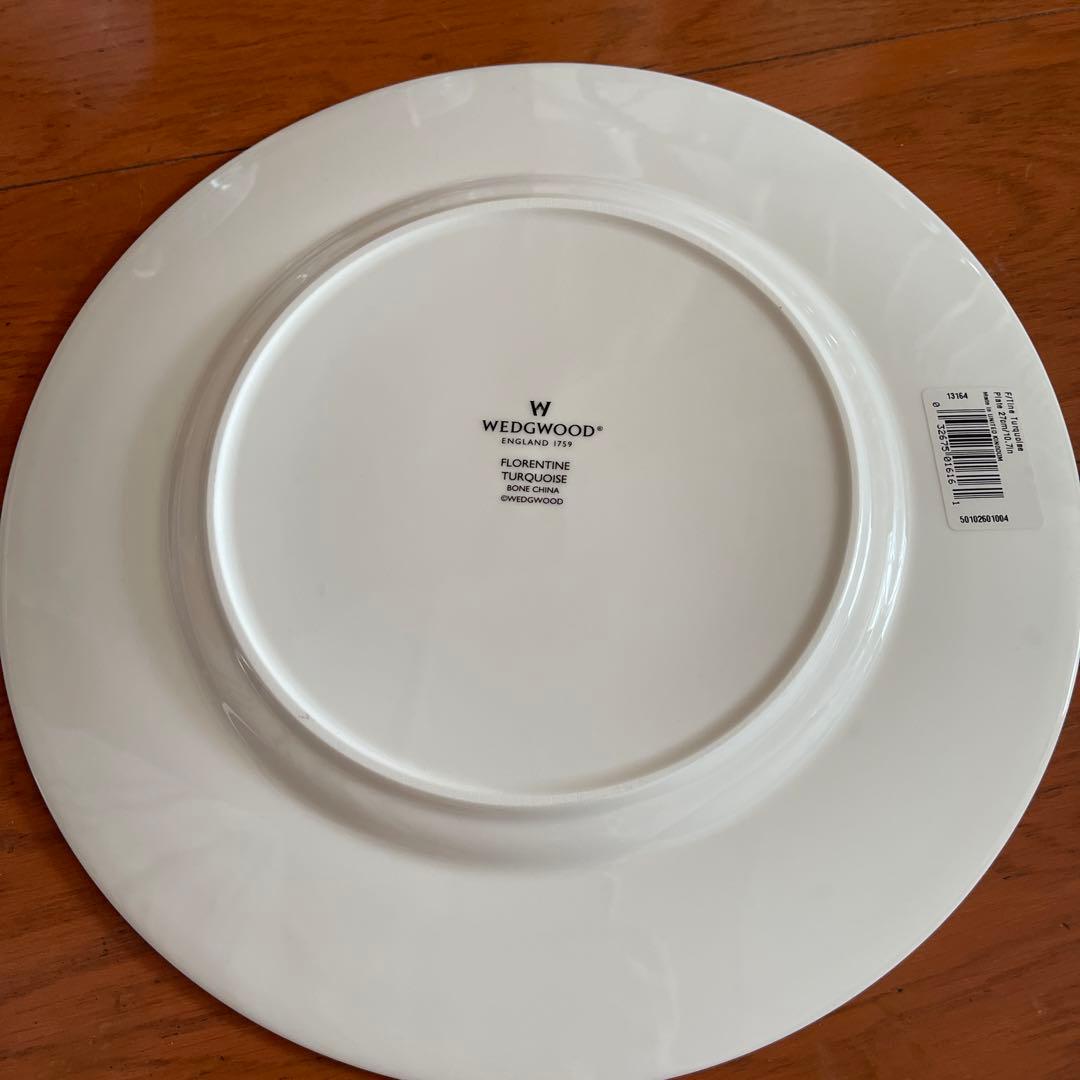 ウェッジウッド　フロレンティーン　ターコイズ　ディナープレート　5枚セット