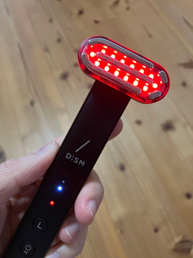 【数回使用】DISM メンズEMS美顔器 赤色LED搭載 ※ACアダプターなし