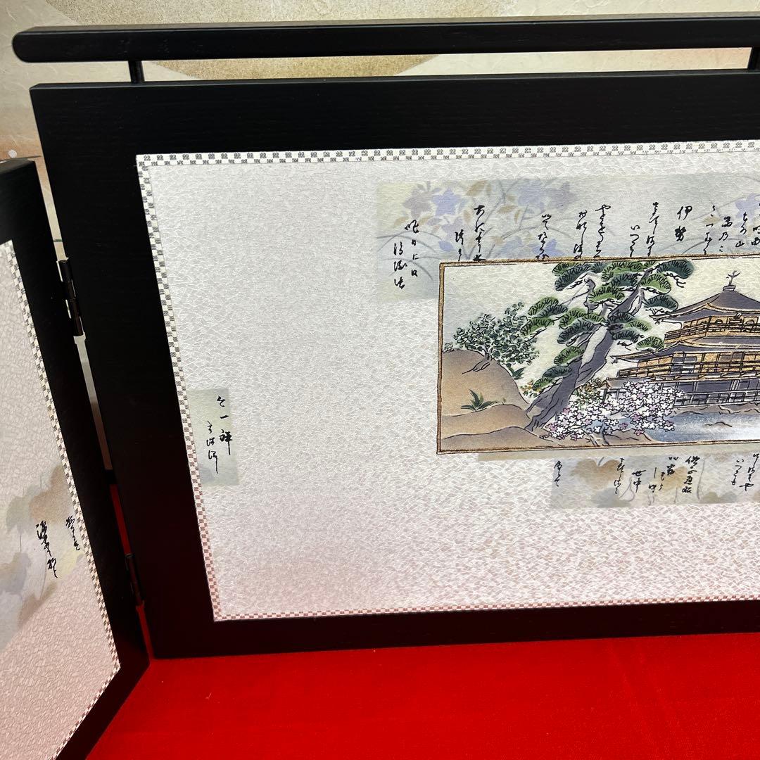 【402】ひな祭り＊屏風12号＊金閣屏風
