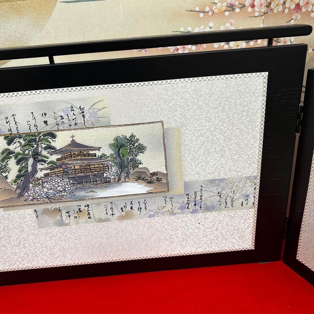 【402】ひな祭り＊屏風12号＊金閣屏風