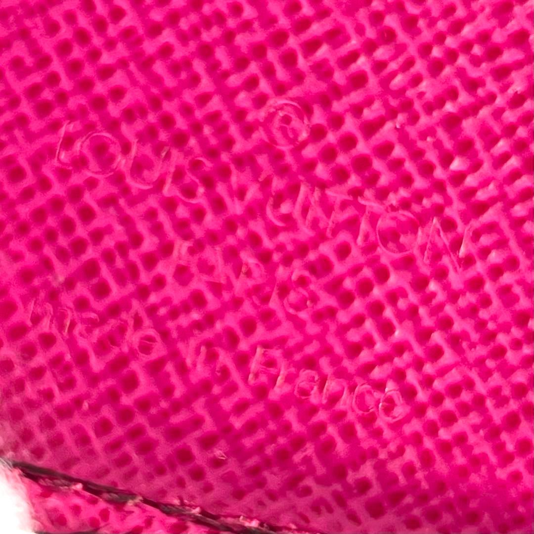 【美品】 ルイヴィトン モノグラム ペルフォ コンパクトジップ フューシャ