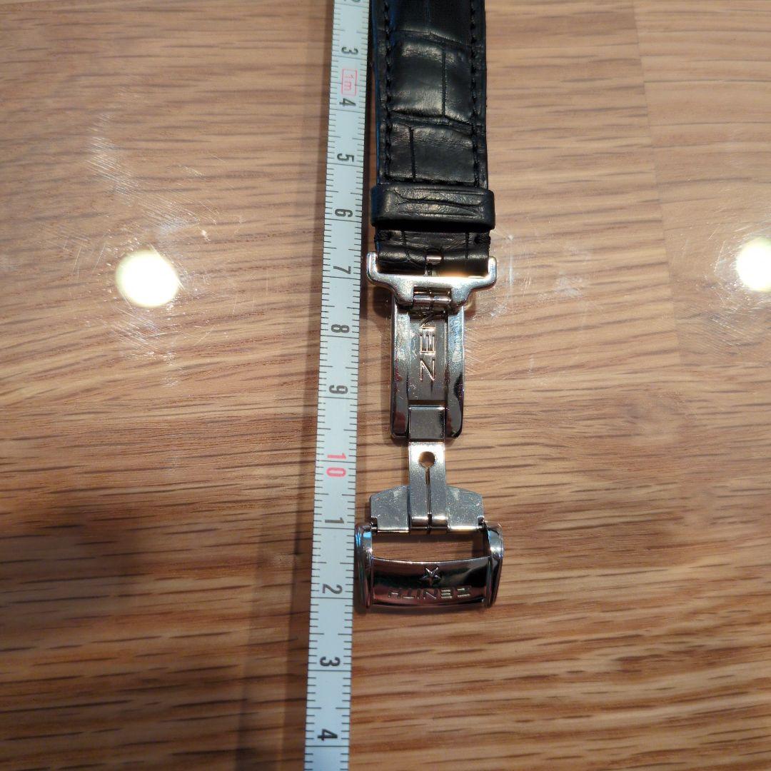 ふ*く様 更に値下げ☆ZENITH 純正Dバックル18mmステンレス＆ベルト21