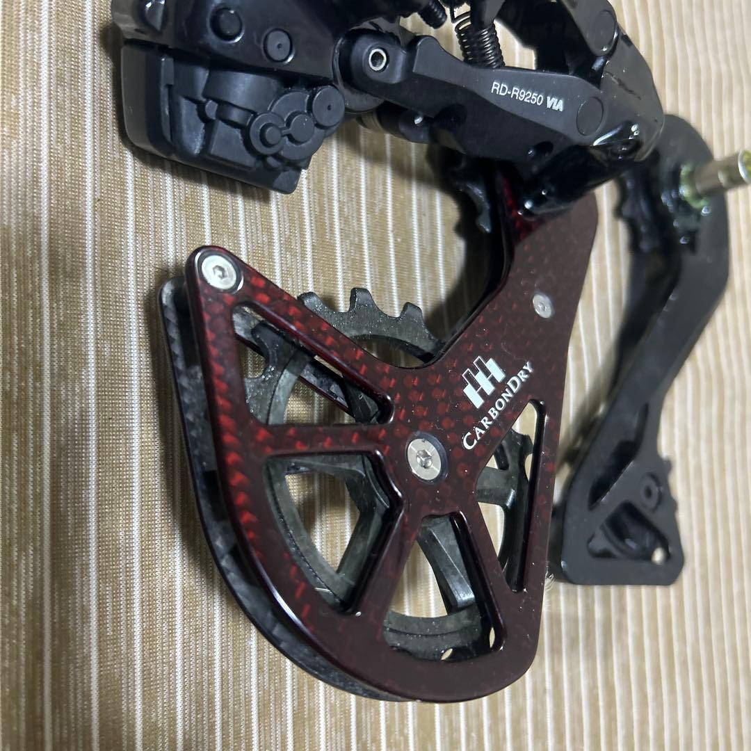シマノ　ディレイラー前後セット バッテリー、ビッグプーリー付き