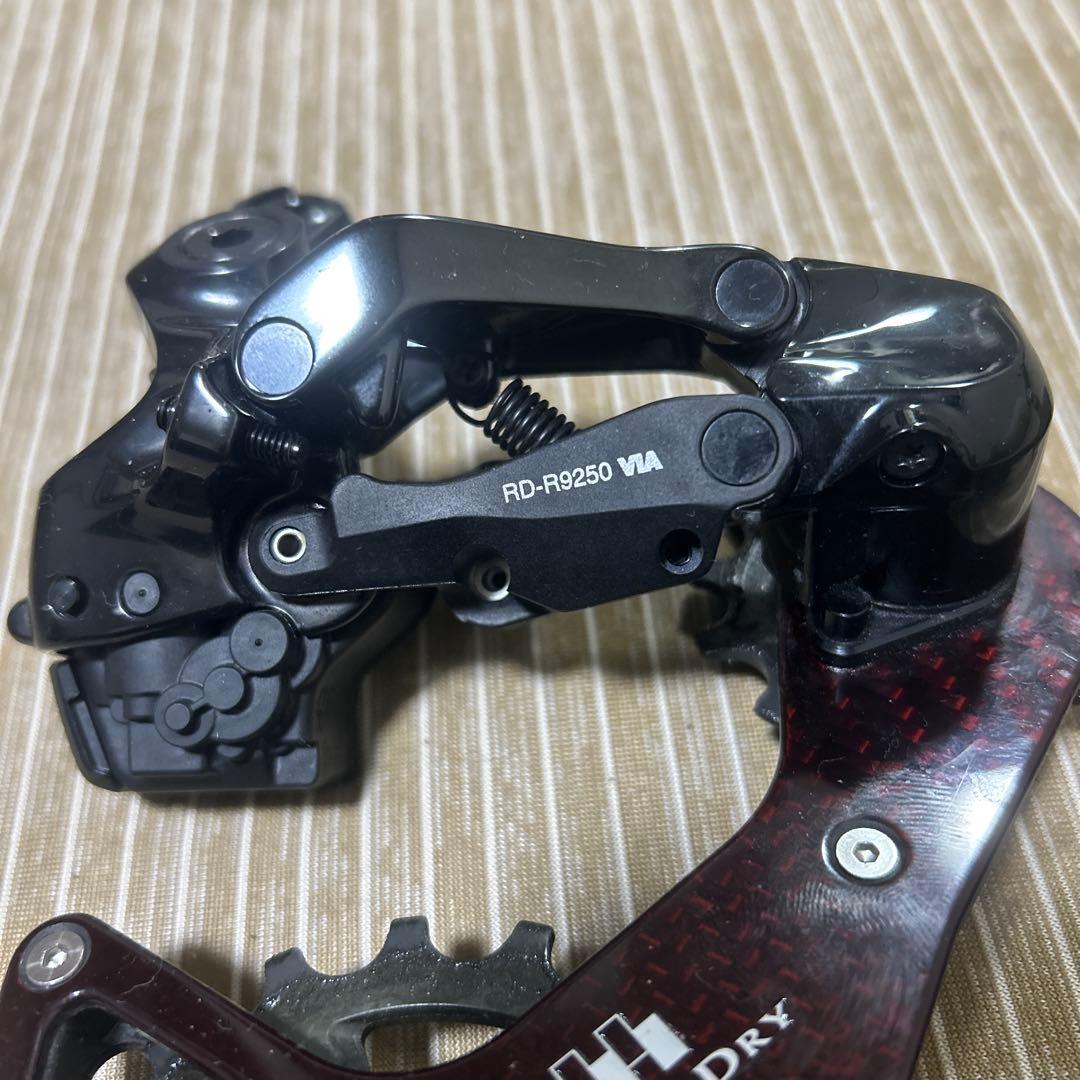 シマノ　ディレイラー前後セット バッテリー、ビッグプーリー付き