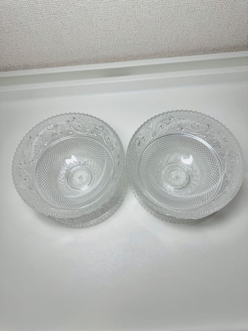 バカラ　アラベスクスモールボウル&プレートセット　各2点✨