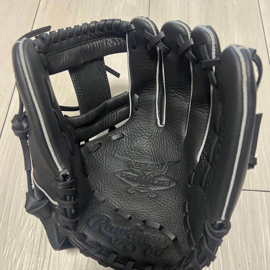 【未使用品】一般軟式・グローブ ローリングス 内野用・大人用 ブラック