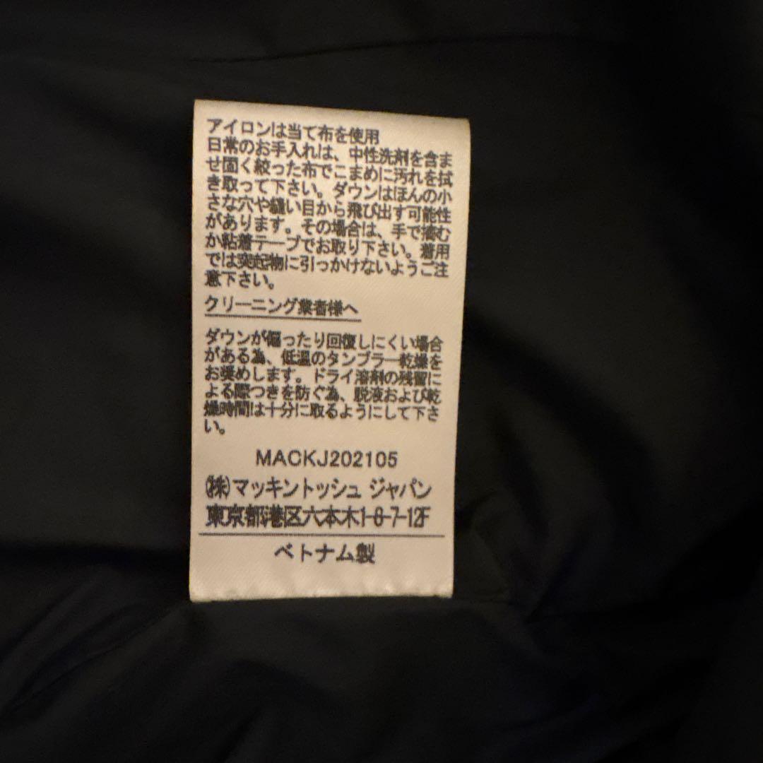 Traditional Weatherwear ライトダウン黒　マッキントッシュ