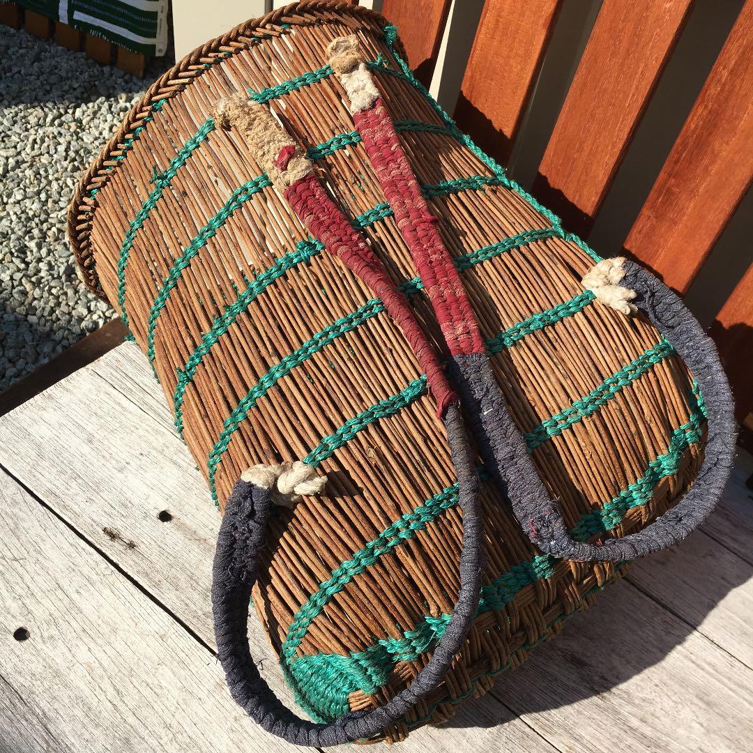 アンティーク！希少なツル背負い