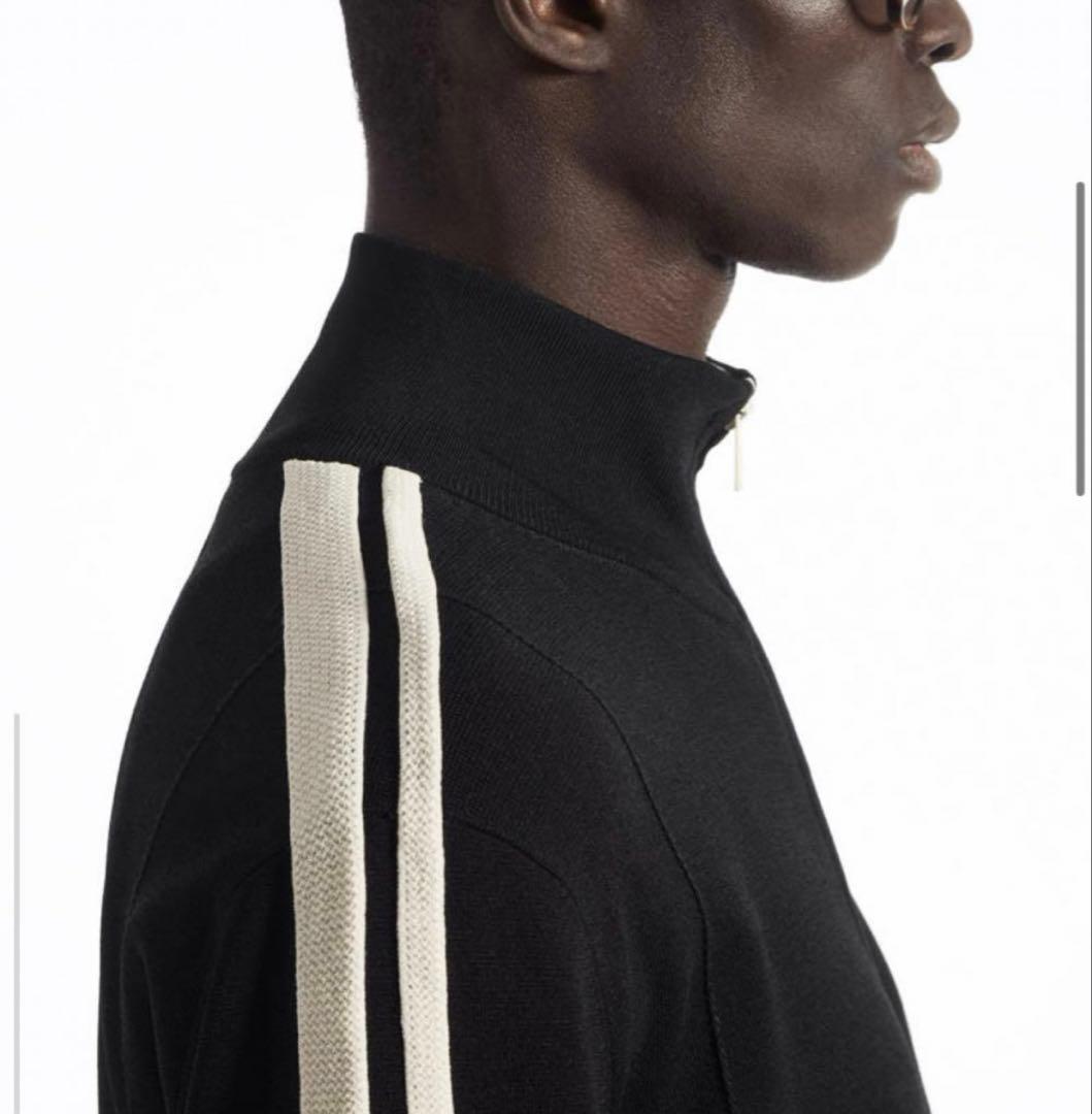 ウォーキング・ランニングウェア COS CONTRAST-STRIPE KNITTED TRACK JACKET