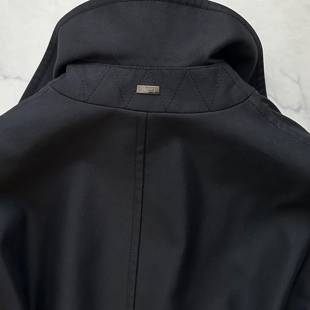 ヘルノ レインコレクション コート ベルト 近年モデル ブラック イタリア製