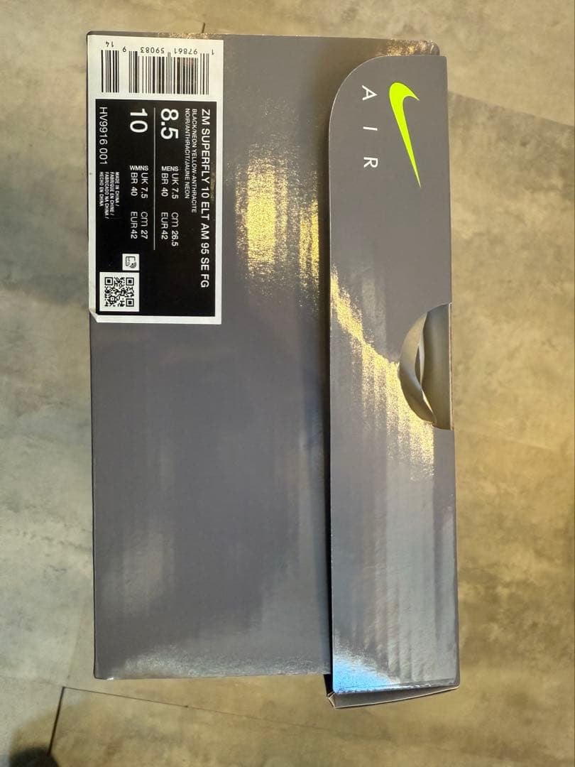 マーキュリアル スーパーフライ 10 エリート AM 95 SE FG Neon