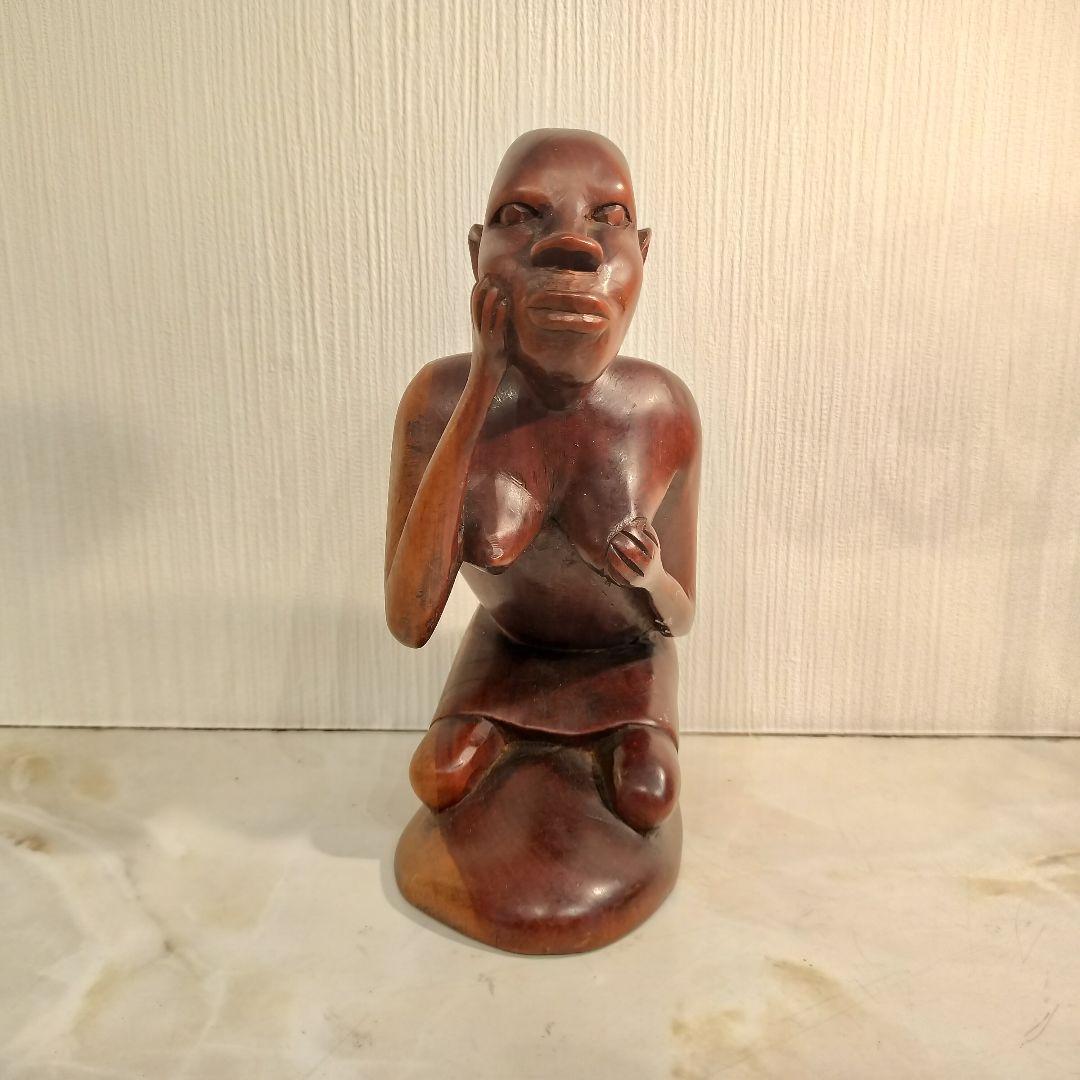 アフリカ プリミティブアート 木製オブジェ