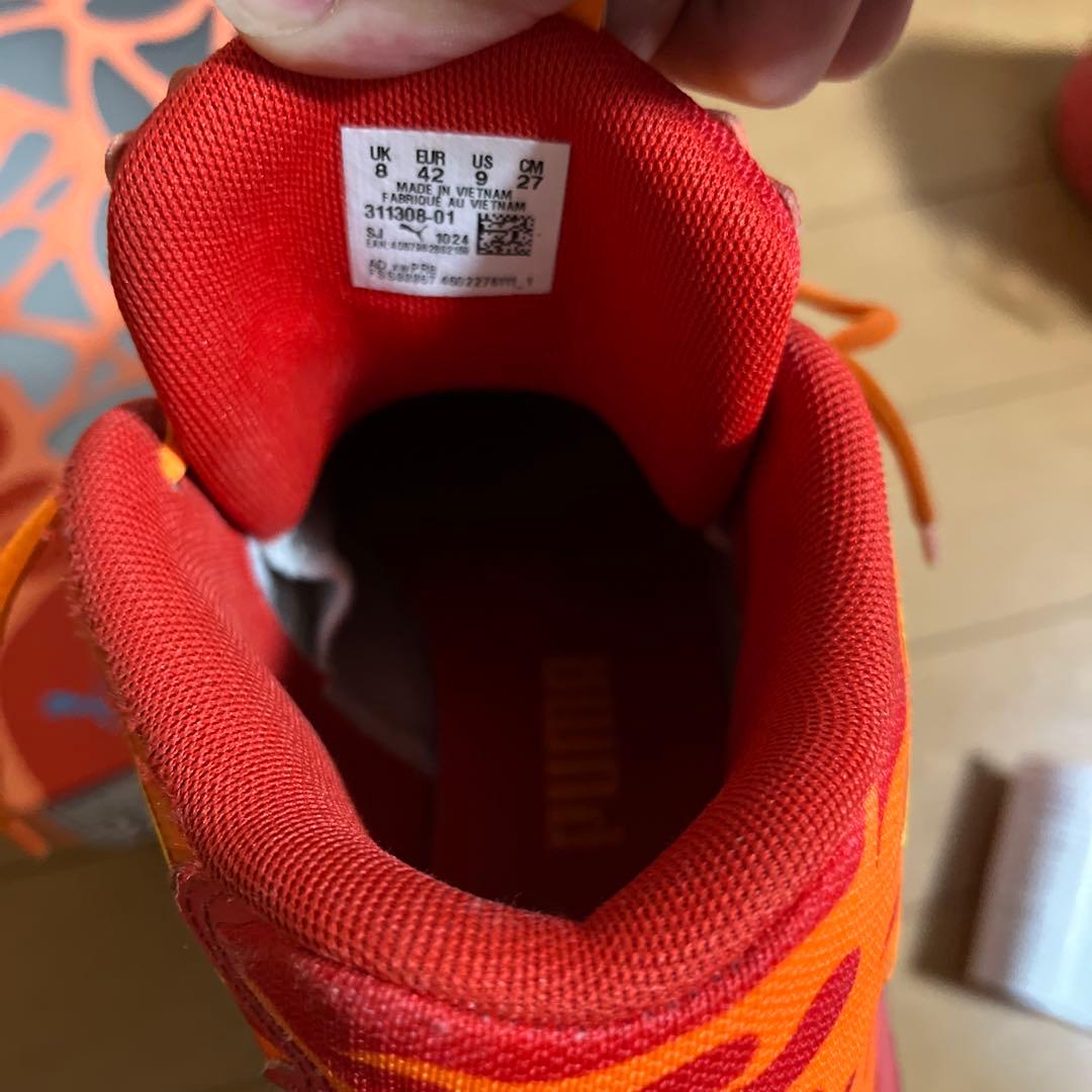 （定価2万2000円） PUMA ラメロボール　バスケットボールシューズ箱付き‼️